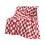Checkered Flannel Blanket Polyester 100x70cm Black White 8