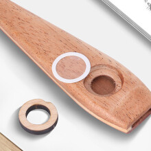 Wooden Kazoo Ukulele Guitar Set Khaki 1 Piece