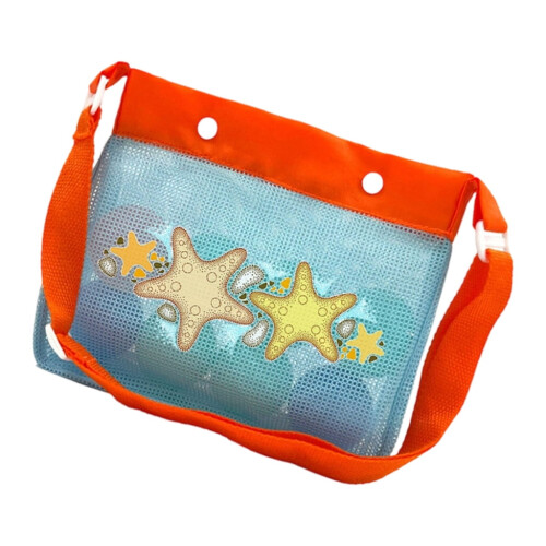 Kids Beach Toy Organizer with Drainage Mesh and Shell