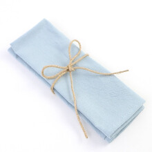 Cotton Dinner Napkins Light Blue 2 pcs 11.81" x 17"