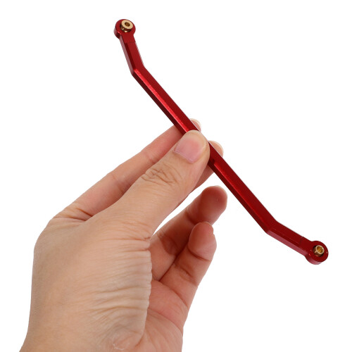 RC Car Steering Rod Kit Red Metal Precision 1 Set 2