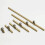 Gold Cabinet Handles Aluminum Alloy 2-Pack 5