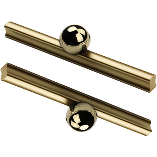 Gold Cabinet Handles Aluminum Alloy 2-Pack 2