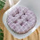 Coussin de sol rond pour chaise ou banc, 40 cm d'épaisseur, polyester 6