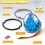 Ice Blue Watermelon LED Marker Lights 2 pcs 6