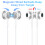 USB-C Wired Headphones with Mic Noise Canceling 2 Pack 2
