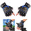PU Leather Studded Half-Finger Motorcycle Gloves 2