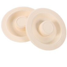 Rubber Bath Tub Drain Stopper Plug 2 Pieces