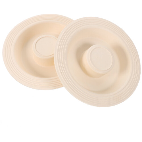 Rubber Bath Tub Drain Stopper Plug 2 Pieces