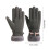 Women's touchscreen warm gloves fleece-lined windproof gray 2