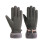 Women's touchscreen warm gloves fleece-lined windproof gray 3