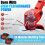 24V Cordless 3-in-1 Weed Wacker and Edger with Telescopic 4