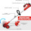 24V Cordless 3-in-1 Weed Wacker and Edger with Telescopic 5