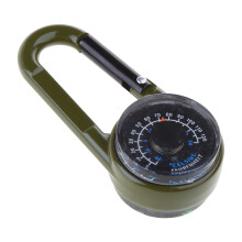 Multifunctional Carabiner with Thermometer Compass Outdoor