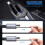 Retractable Car Charger 120W 4-Port USB 4