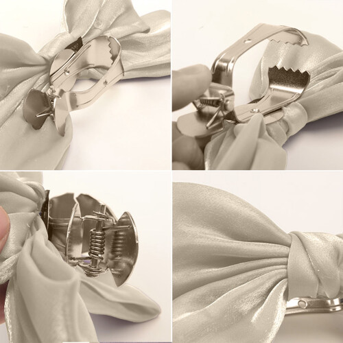 Bow Curtain Tiebacks Clip Home Decor Living Room 2 Pack 2