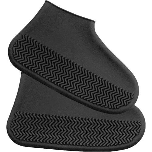 Silicone Shoe Covers Waterproof Reusable Slip Resistant L