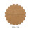 Brown Round Cowhide Hanging Tags 100 pcs 7