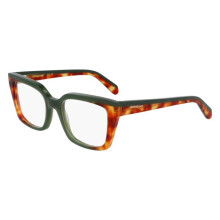 Occhiali da Vista Ferragamo SF3010 52/19/140 Opaline khaki/tartaruga bionda Acetato DONNA SF3010