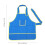 Kids Painting Aprons Blue Plastic Waterproof 3 Pcs 8