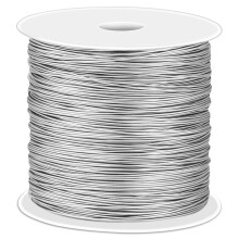 Stainless Steel Jewelry Wire 24G 0.5mm 393ft Silver