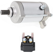 Starter Motor and Relay Solenoid for Yamaha Rhino 660