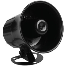 Wired Alarm Siren Horn 15W DC 6-12V with Bracket