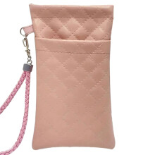 Women's Foldable Eyeglass Case with Adjustable Strap and