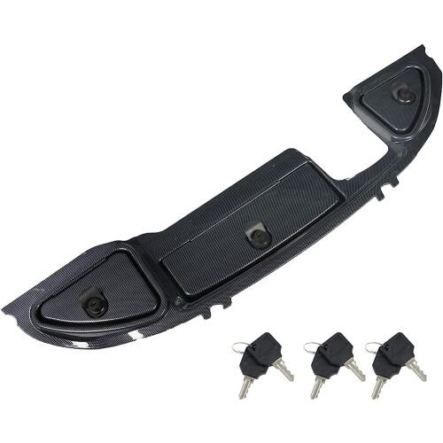 Golf Cart Carbon Fiber Dashboard with Locking Doors for 2