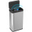 45L Stainless Steel Sensor Bin - Silver Tone 1