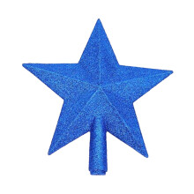 Christmas Tree Top Star Pendant Blue Holiday Decoration