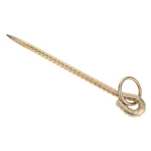 Heavy Duty Golden Iron Ground Stake 1 Pack