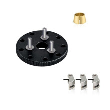 Kit D'Embrayage de Volant D'Inertie en Métal 4142 4146 3281 pour Voiture RC pour 1/10 Nitro/ Stampede / Jato/ T-Maxx/ Nitro Rustler Noir