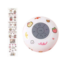 Waterproof Speaker for Bathroom Kitchen with Large Suction Cup, Wireless Portable Speaker, Outdoor -06