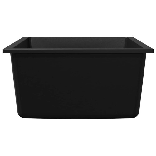 VidaXL vidaXL Kitchen Sink Black 38 x 44 x 20 cm Granite 1