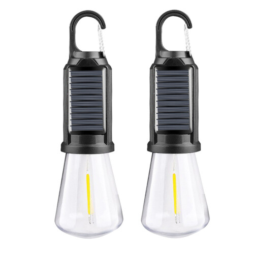 LED Tent Light Pack – USB and Solar Rechargeable, Hanging