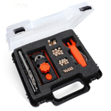 Woodworking Punch Locator Kit with Log Tenon Twist Drill