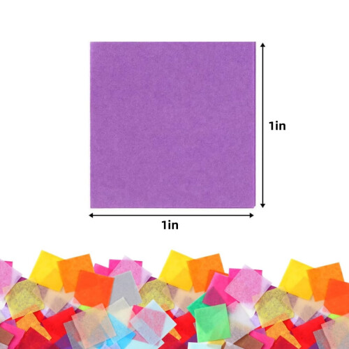 Arts Squares Paper Tissue 6000 pcs 1x1 inch 1