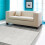 European solid color living room rug thickened washable 5
