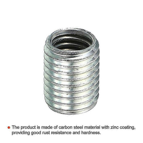 M8 to M6 Thread Adapter Sleeve Reducing Nut 10 pcs 2