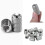 M8 to M6 Thread Adapter Sleeve Reducing Nut 10 pcs 4