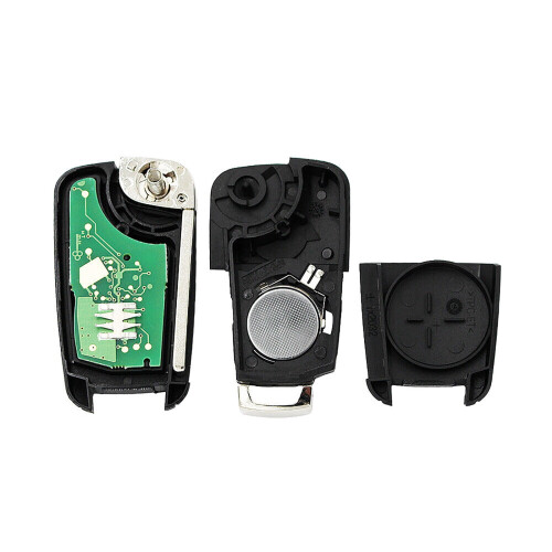 Replacement Remote Key Fob Black 5-Button 2-Pack with Chip 2
