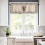 Rustic Texas Western Kitchen Curtains Set Black Buffalo 3