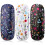 Floral Eyeglasses Case Set Hard Shell 3 Pcs 1