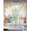 Pumpkin Sheer Curtains 52x72 Inch Fall Orange Brown 2