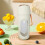 Mini Portable Blender 10.14 oz with Two Lids and Straw 5