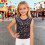 Kids Leopard Glitter Tank Top Black Size 170 2