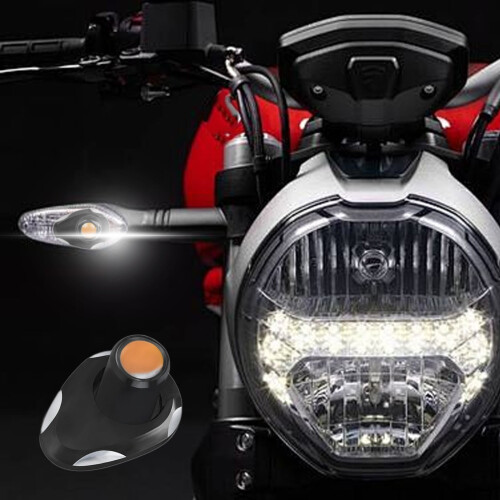Motorcycle Turn Signal Lights Double-Sided LED 2pcs 1