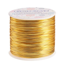 Aluminum Wire 12 17 18 Gauge Anodized Gold 380FT