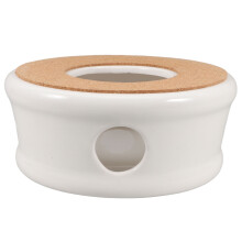 Ceramic Teapot Warmer with Tea Light Heater 4.5 Inches